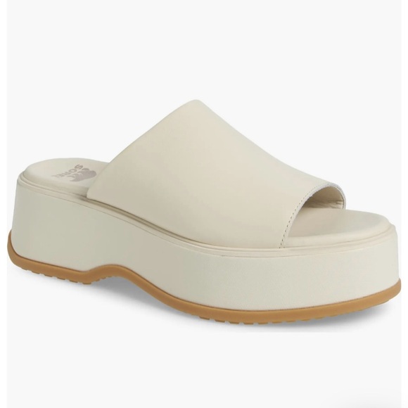 Sorel Evereve Day Spring Slide Platform Sandal Size 8 - Picture 1 of 5